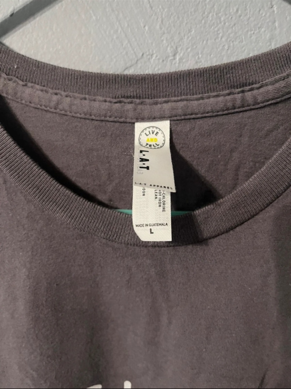 Teaching Is My Happy Place Graphic Tee - Gray - Picture 2 of 2